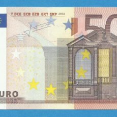 Billetes con errores: ESPAÑA-BILLETE- 50 EUROS TRICHET MO43 SIN CIRCULAR SC ( T064 )