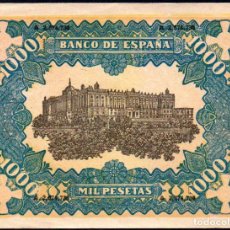 Billetes con errores: BILLETE PROPAGANDA PUBLICIDAD - 1000 PESETAS 1907 - AGUA DE COLONIA PORTEÑA