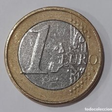 Billetes con errores: MONEDA MUY DIFÍCIL 1 EURO GRECIA 2002 ERROR.