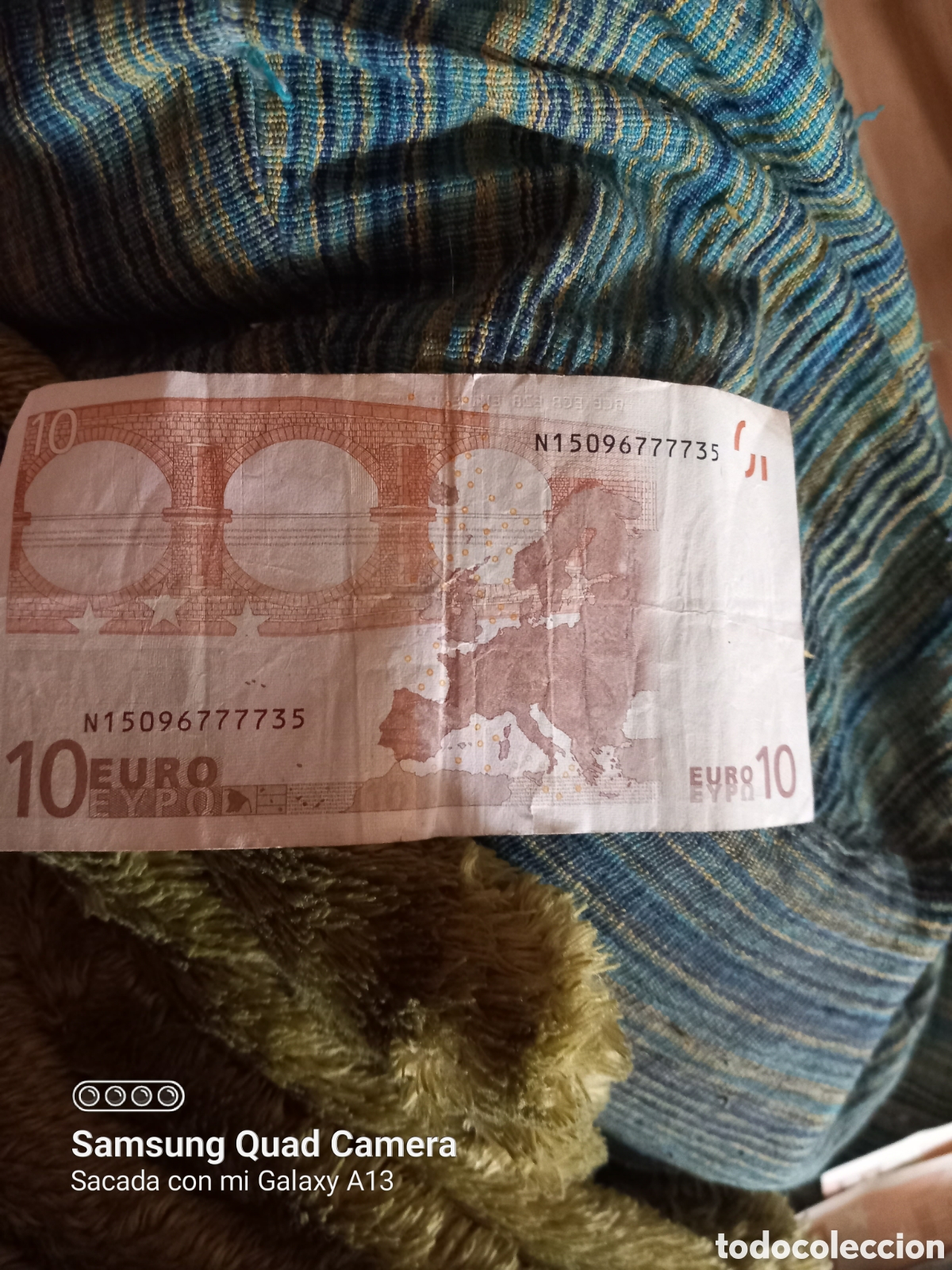 Billetes con errores: Billete de 10 euros firma trichet Austria - Foto 2