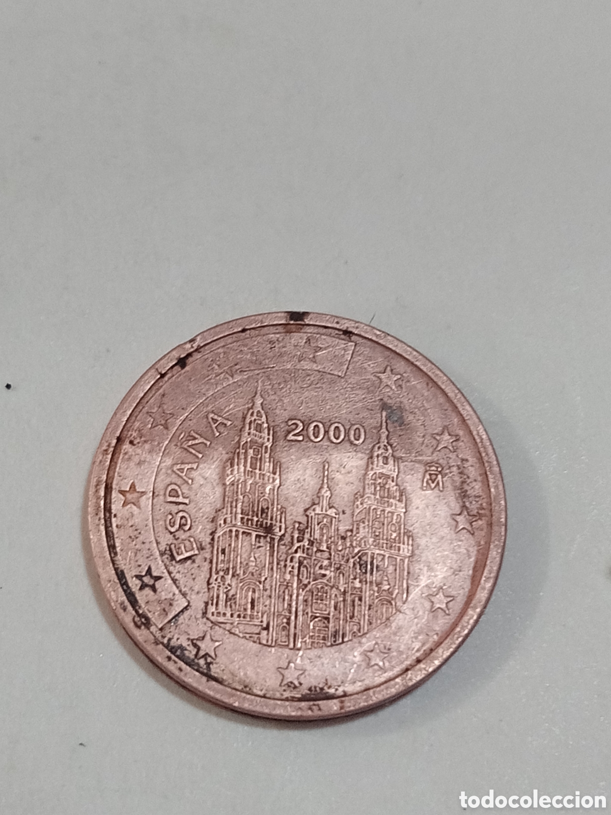 Billetes con errores: 2 c&eacute;ntimo 2000 error Espa&ntilde;a - Foto 2