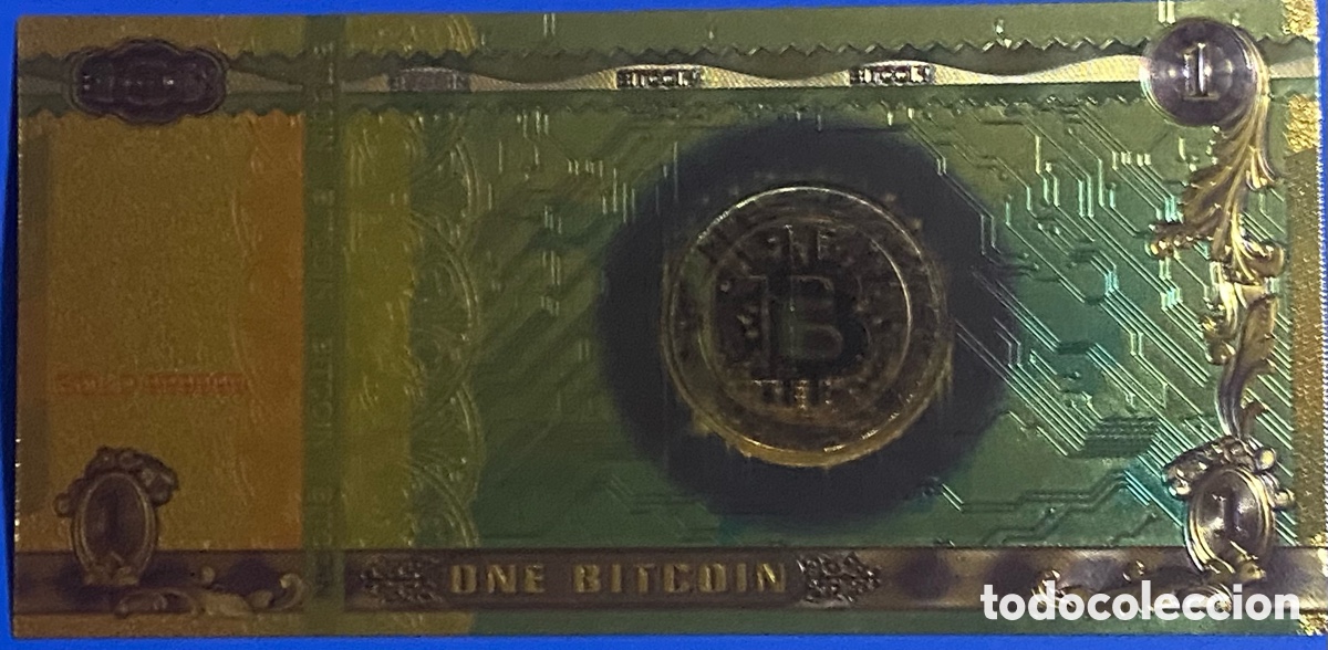Billetes con errores: Billete 1 Bitcoin nuevo - Foto 2