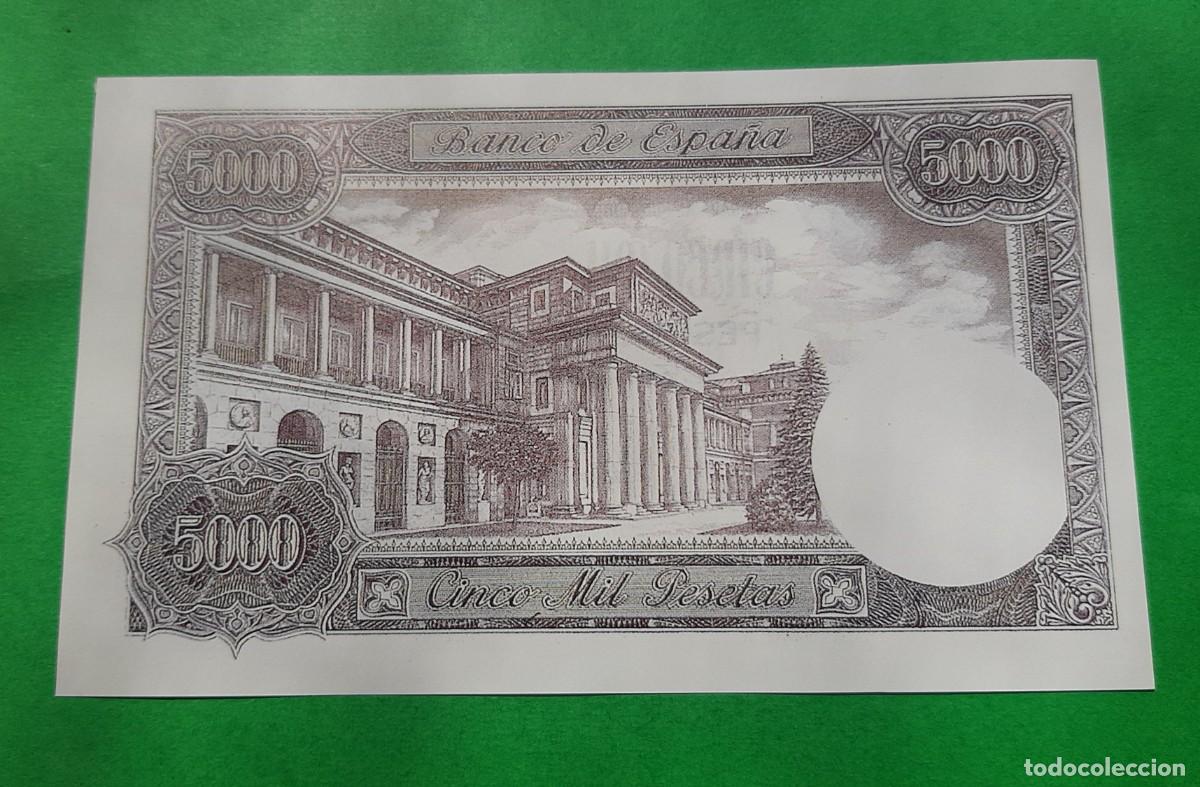 Billetes con errores: (FACSIMIL) REPRODUCCI&Oacute;N BILLETE ESPA&Ntilde;OL - Foto 2