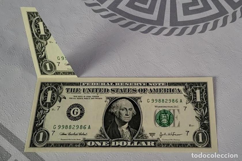 Billetes con errores: s&uacute;per ERROR 1 $ d&oacute;lar - Foto 1