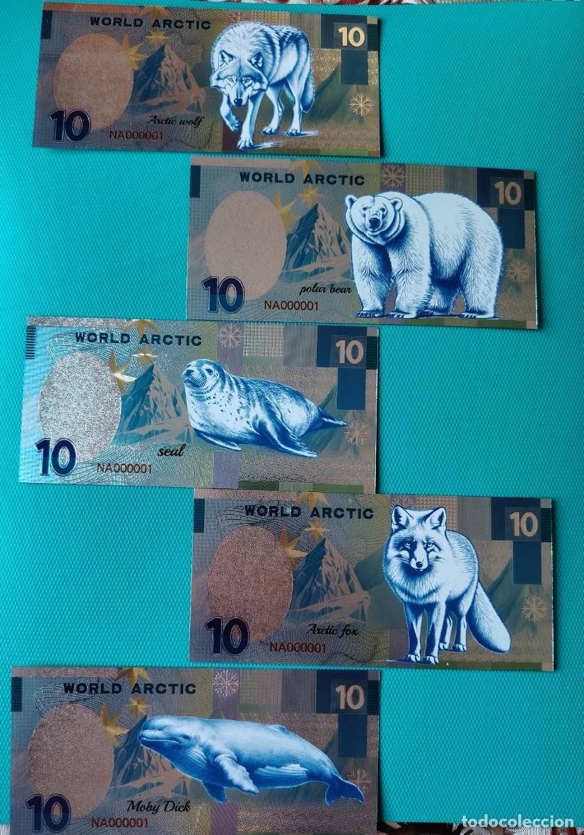 Billetes con errores: COLECCION DE BILLETES WORLD ARTIC - EDICION LIMITADA - 349ART - Foto 1