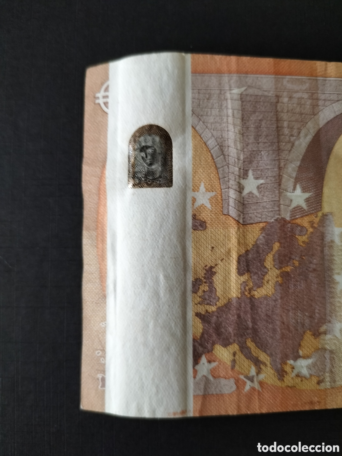 Billetes con errores: Billete de 50 euros con error de imprenta. - Foto 3