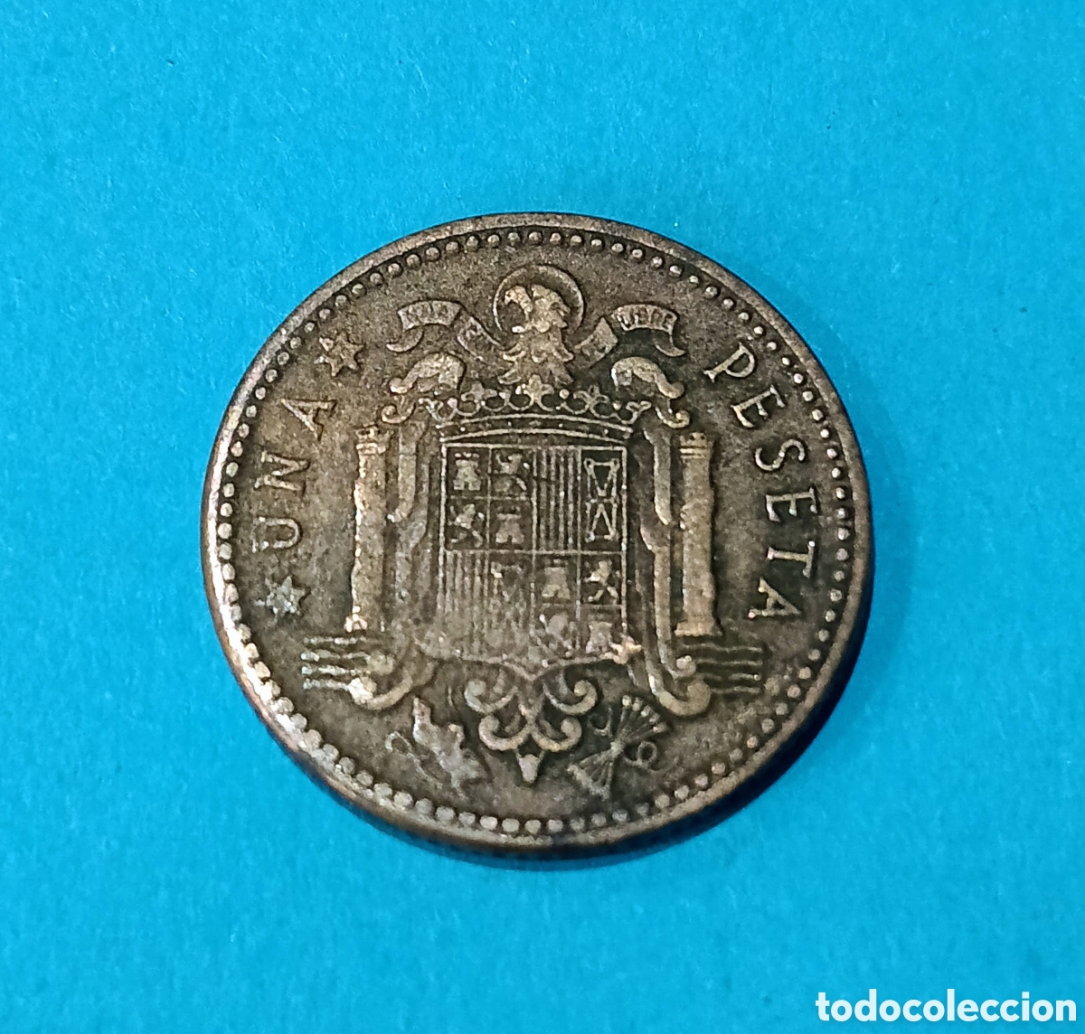 Billetes con errores: 1 Peseta 1947 *53 Estado Espa&ntilde;ol con error de acu&ntilde;aci&oacute;n (Exceso de Metal Le&oacute;n Escudo).