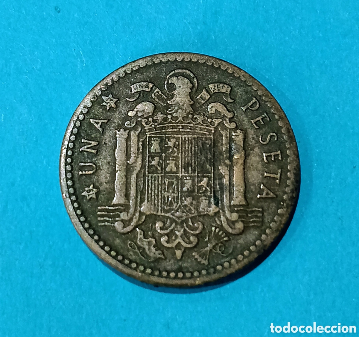 Notas com erros: 1 Peseta 1947 *53 Estado Espa&ntilde;ol con error de acu&ntilde;aci&oacute;n ( Error en las dos Columnas del Escudo).