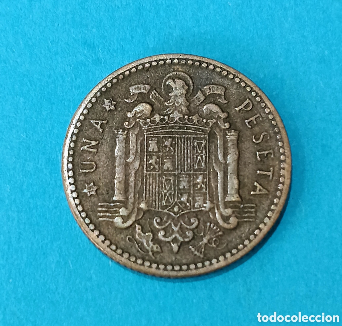 Billetes con errores: 1 Peseta Estado Espa&ntilde;ol 1947 *19 * con Error de acu&ntilde;aci&oacute;n.