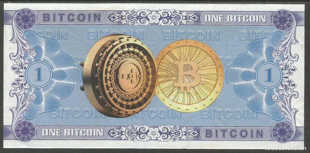Billetes con errores: BITCOIN - 1 BITCOIN DE PAPEL - SIN USAR / SIN CIRCULAR - Foto 3