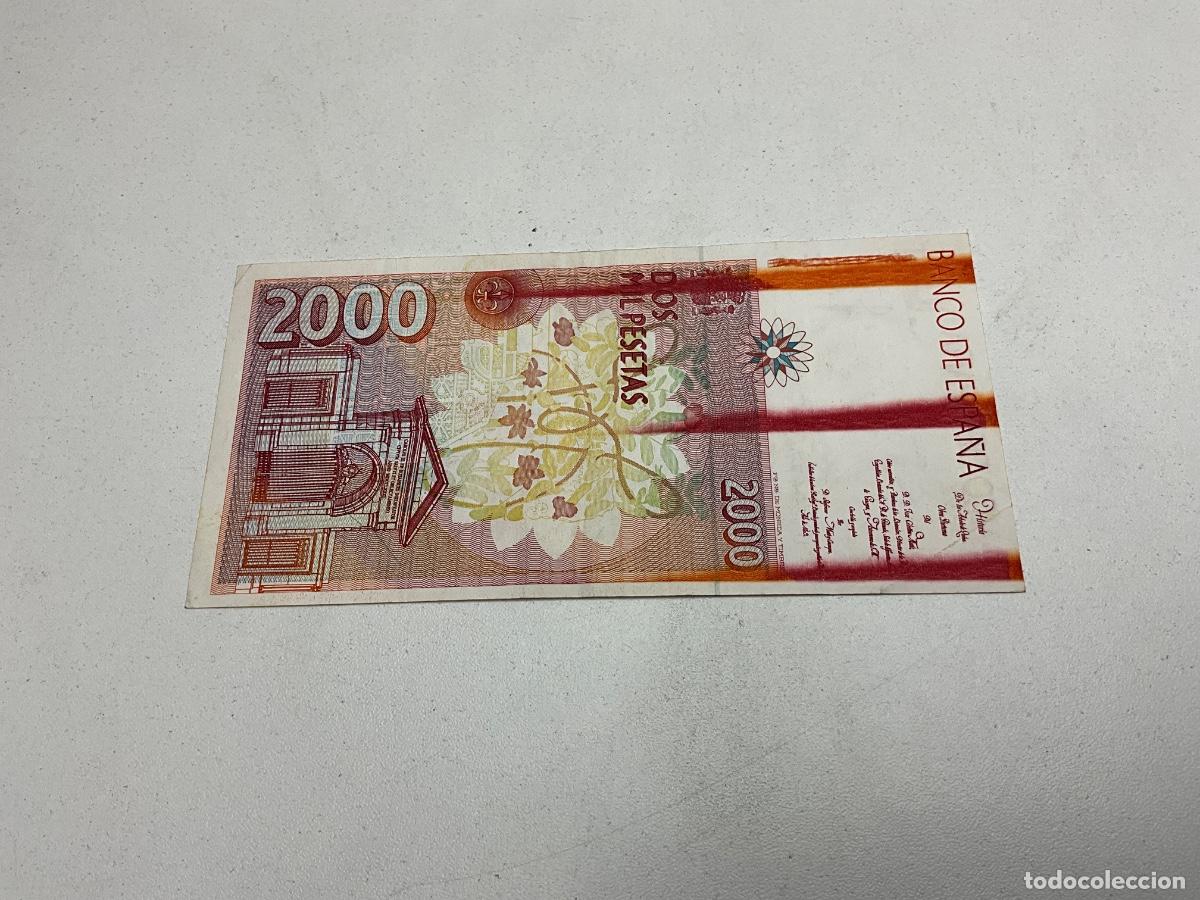 Billetes con errores: BILLETE DE 2000 PESETAS - JOS&Eacute; CELESTINO MUTIS - MADRID 24 ABRIL 1992 - CON ERROR DE IMPRESI&Oacute;N