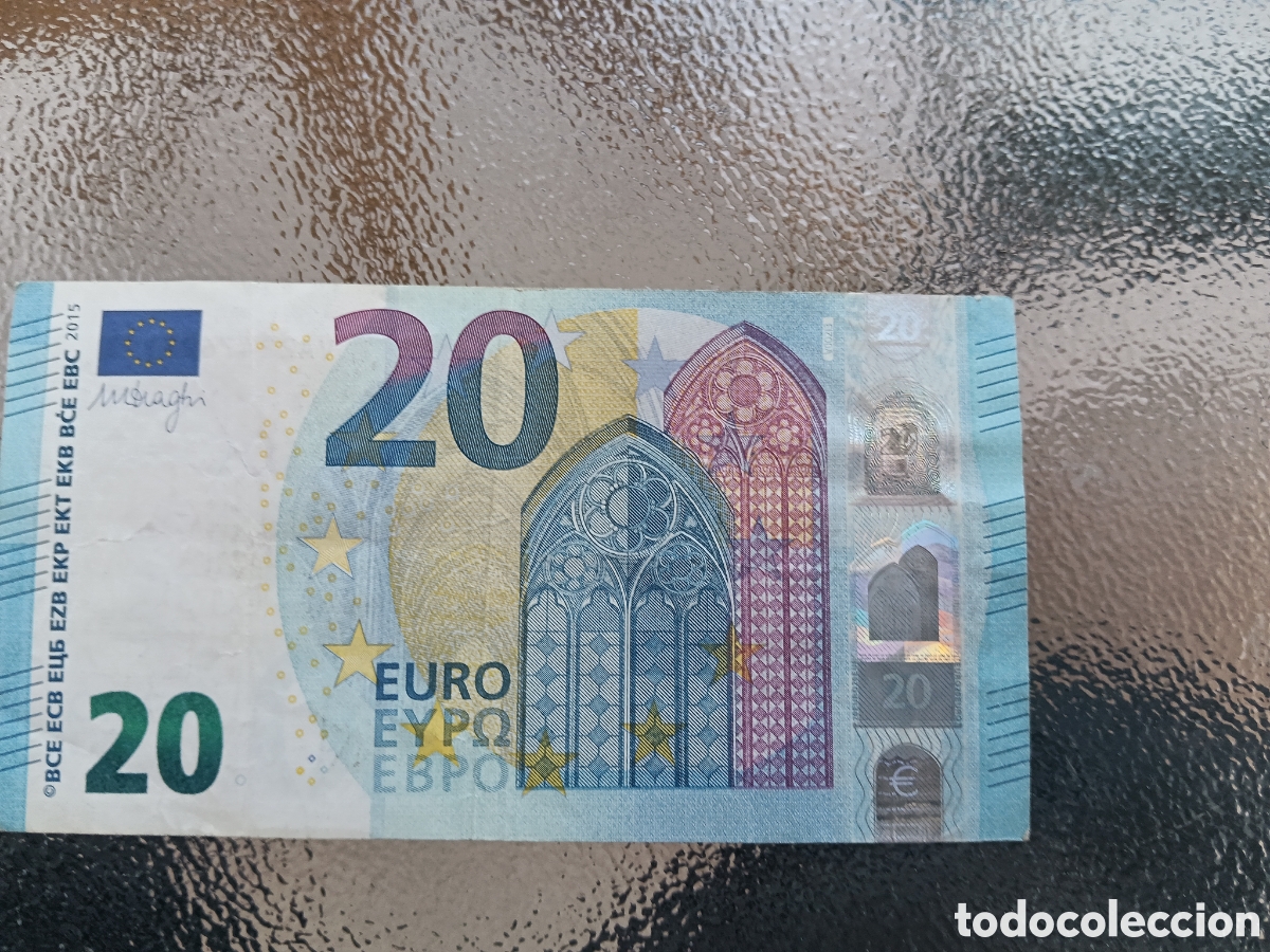 Billetes con errores: Billete de 20 &euro; con defectos fabricacion - Foto 2