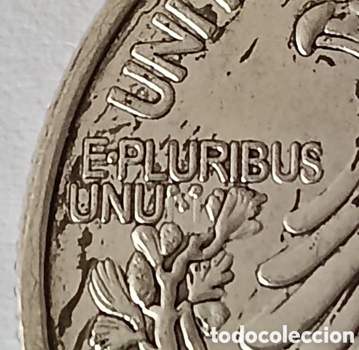 Billetes con errores: Moneda de Plata HALF DOLAR EEUU 1945 D con errores fabricaci&oacute;n - Foto 6