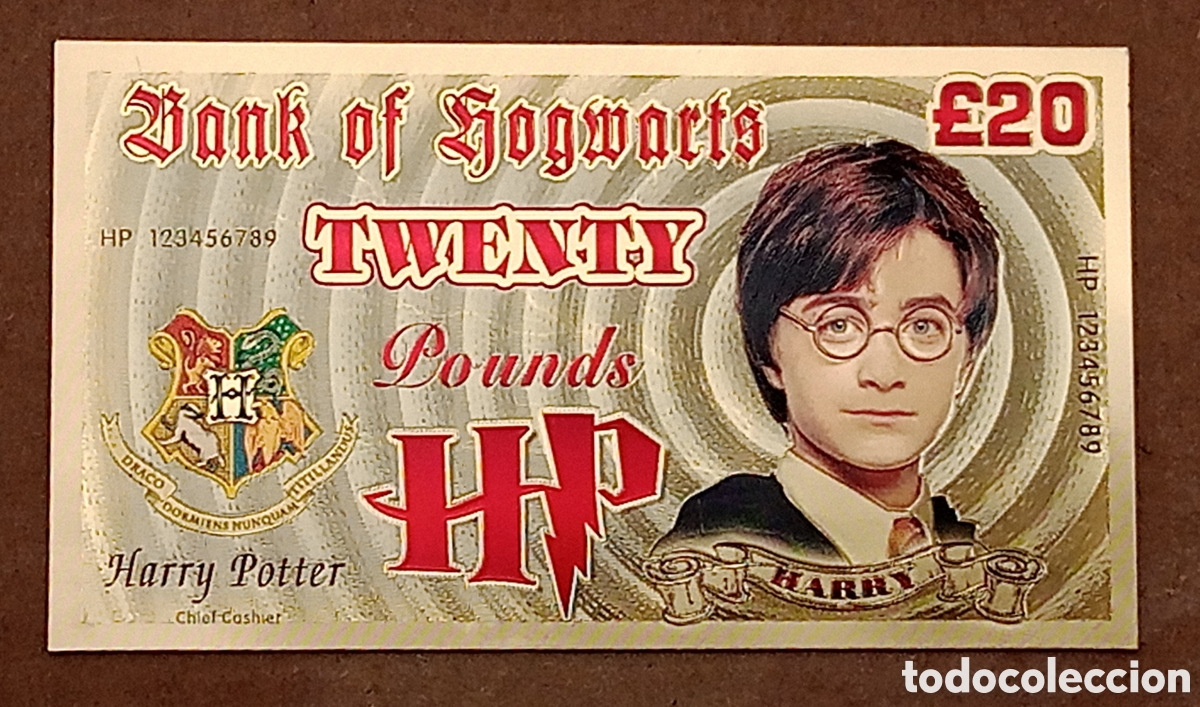 Billetes con errores: Billetes fantas&iacute;a Harry Potter y Tren London To Hogwats - Edici&oacute;n limitada