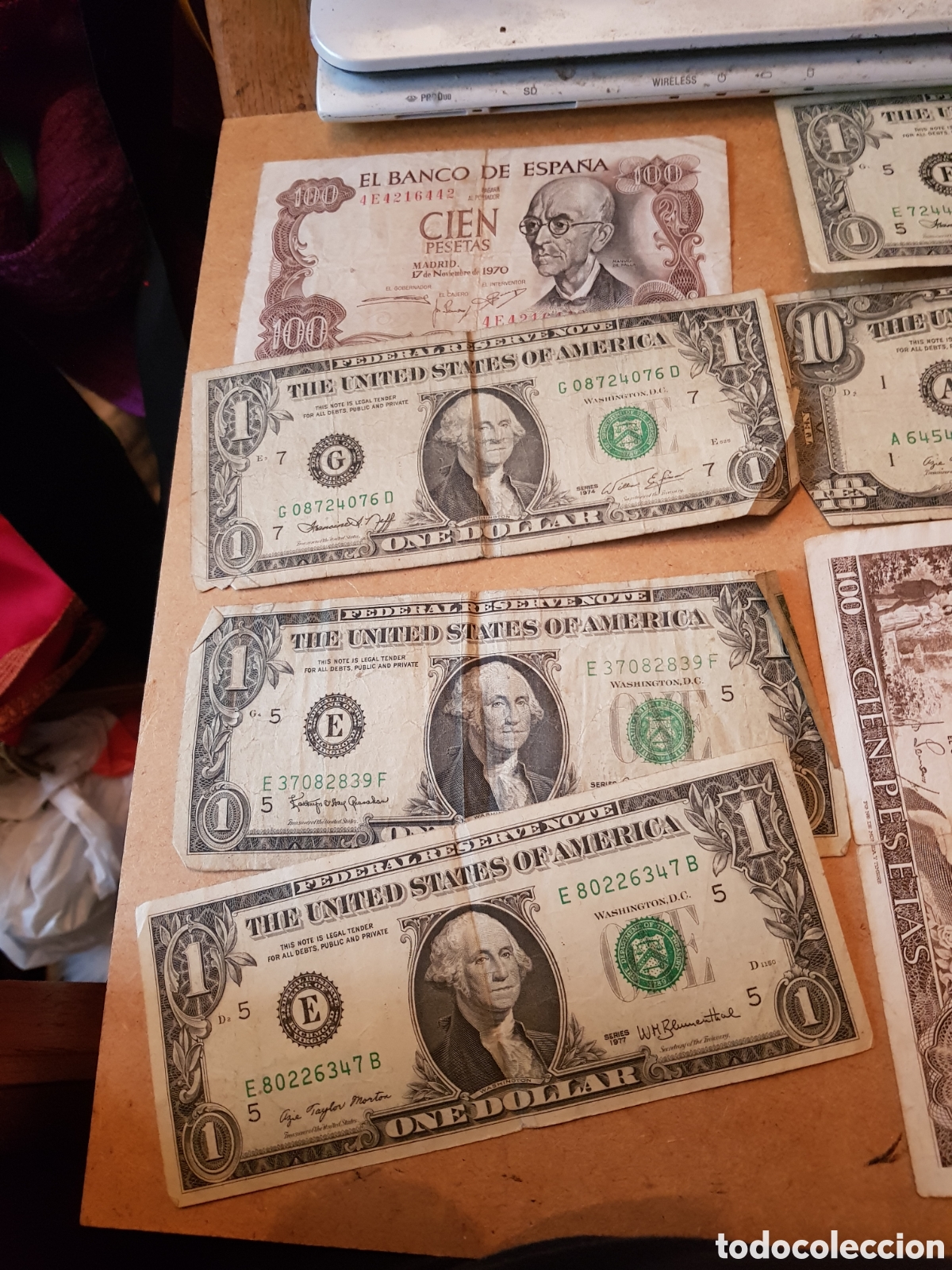 Billetes con errores: ANTIGUA COLECCION DE BILLETES ANTIGUOS - Foto 2