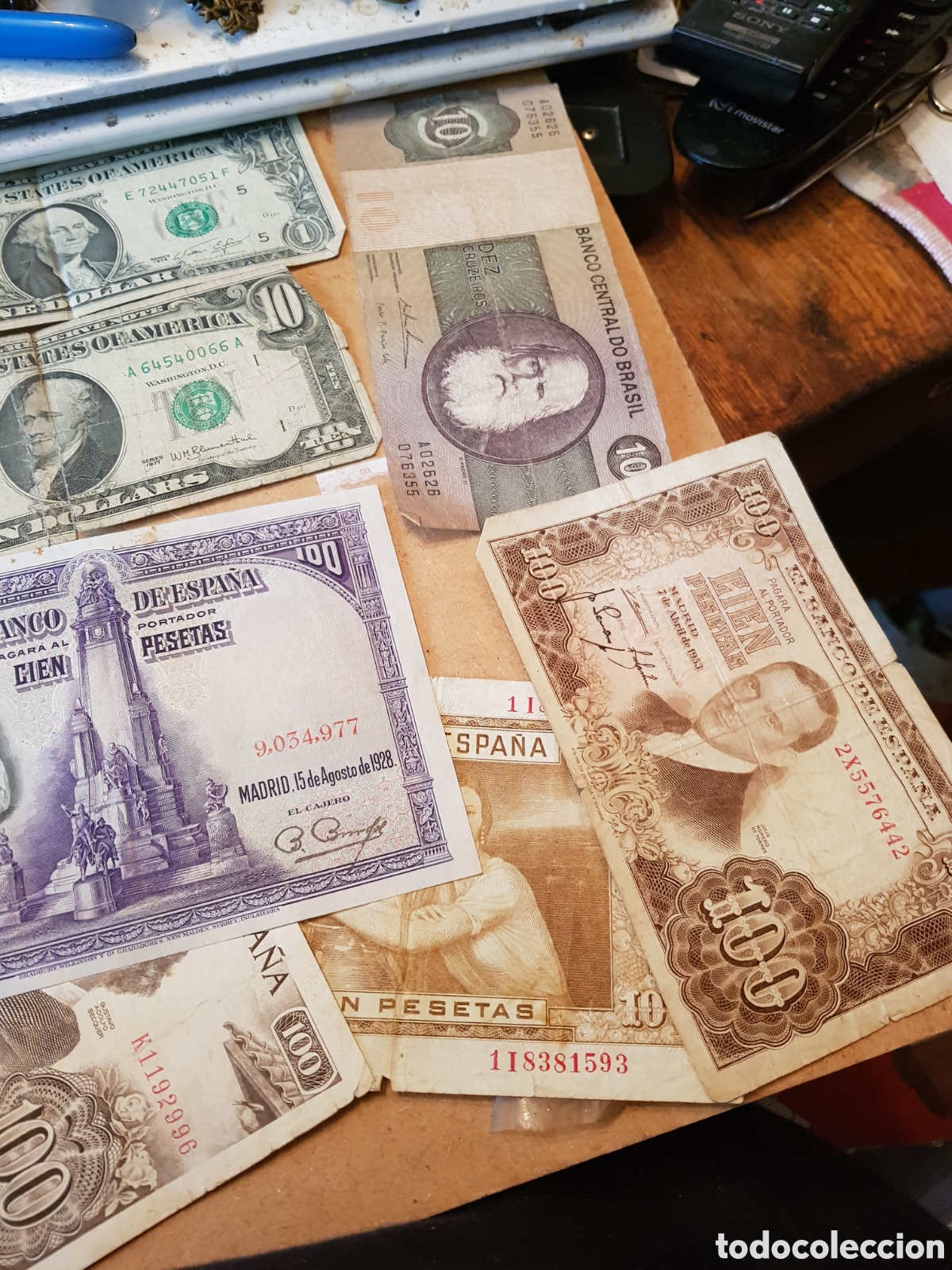 Billetes con errores: ANTIGUA COLECCION DE BILLETES ANTIGUOS - Foto 4