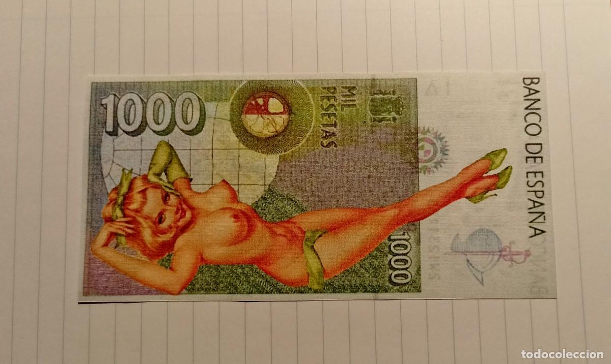 Billetes con errores: BILLETES ER&Oacute;TICOS BANCO DE ESPA&Ntilde;A - Foto 2