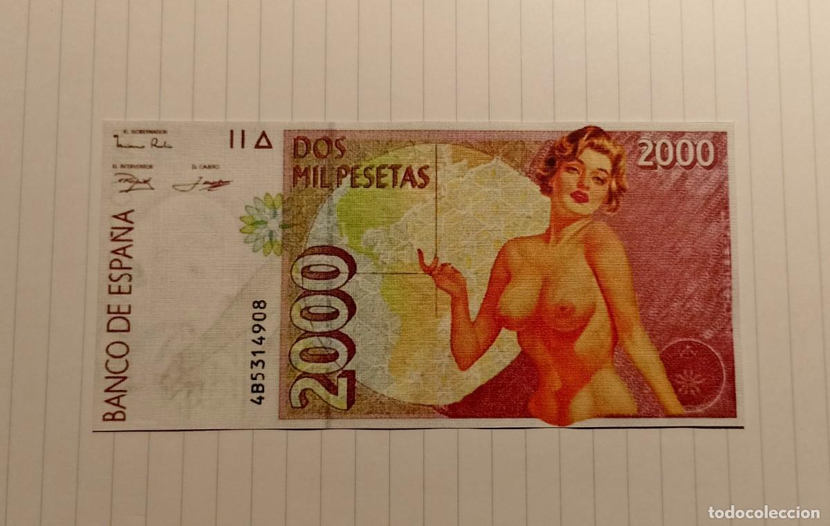 Billetes con errores: BILLETES ER&Oacute;TICOS BANCO DE ESPA&Ntilde;A - Foto 3