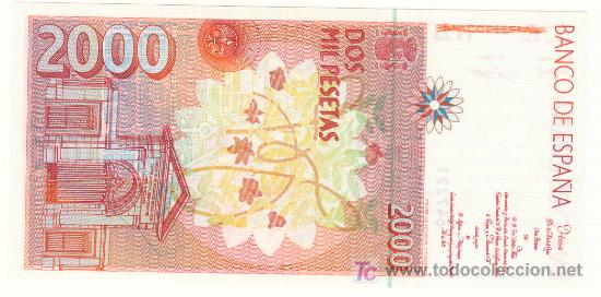 Billetes espa&ntilde;oles: 2000 PESETAS A&Ntilde;O 1992 SIN SERIE Y SIN CIRCULAR - Foto 2