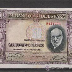 Billetes españoles: BILLETE DE 50 PTS. DE 1935