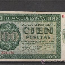 Billetes españoles: BILLETE DE 100 PTS. 1936. Lote 20516167