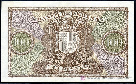 Billetes espa&ntilde;oles: 100 PTAS 1940 SERIE A - SIN CIRCULAR - PLANCHA - Foto 2