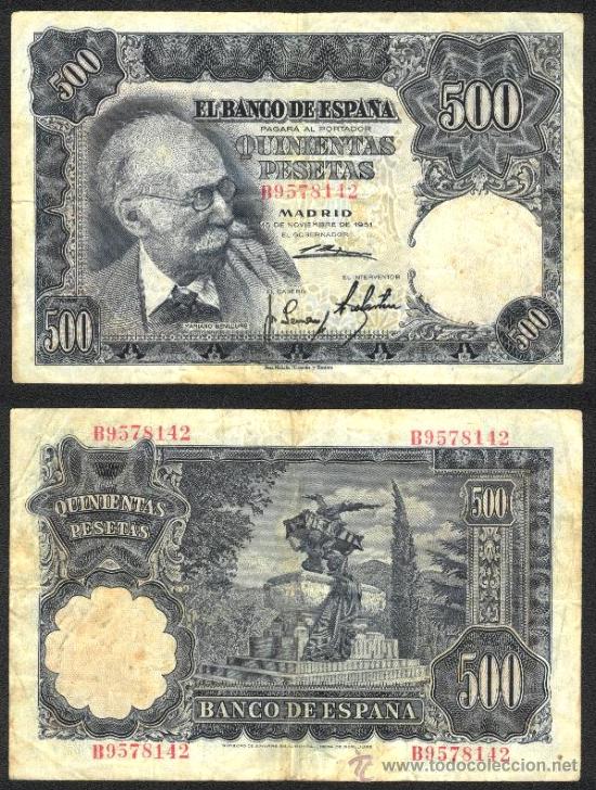 españa billete de 500 pesetas 15 de noviembre d - Comprar Billetes