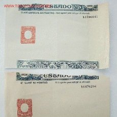Billetes españoles: DOS HOJAS DE PAPEL DE PAGOS AL ESTADO. 50 Y 500 PESETAS.. Lote 24192208
