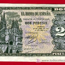 Billetes españoles: BILLETE 2 PESETAS 1938 ABRIL , SIN CIRCULAR SERIE N ,T573