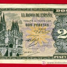 Billetes españoles: BILLETE 2 PESETAS 1938 ABRIL , SIN CIRCULAR , SERIE C , T445