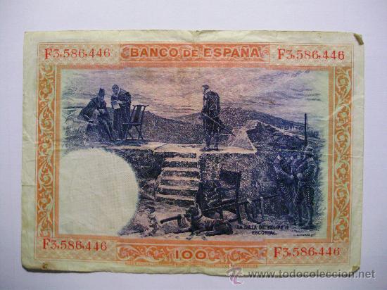 Billetes espa&ntilde;oles: BILLETE DE 100 PESETAS REF BI015 - Foto 2