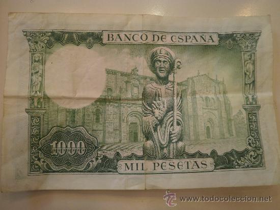 Billetes espa&ntilde;oles: Billete de mil pesetas - Foto 2