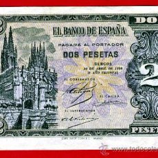 Billetes españoles: BILLETE 2 PESETAS ABRIL 1938 , SIN CIRCULAR , SERIE M , ORIGINAL ,T282. Lote 33500420