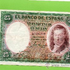 Billetes españoles: OFERTA !!. 25 PESETAS BANCO ESPAÑA. 25 ABRIL 1931. VICENTE LOPEZ. GUERRA CIVIL. . VER. Lote 35926808