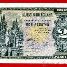 Billetes españoles: BILLETE 2 PESETAS ABRIL 1938 , EBC , SERIE E , ORIGINAL , T417. Lote 39402009