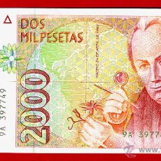 Billetes españoles: BILLETE 2000 PESETAS 1992 , PLANCHA , OJO SERIE ESPECIAL 9A , ORIGINAL , T749. Lote 42634904