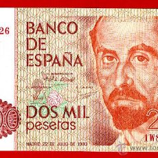 Billetes españoles: BILLETE 2000 PESETAS 1980 , PLANCHA , SERIE 1W , ORIGINAL , T626. Lote 43151604