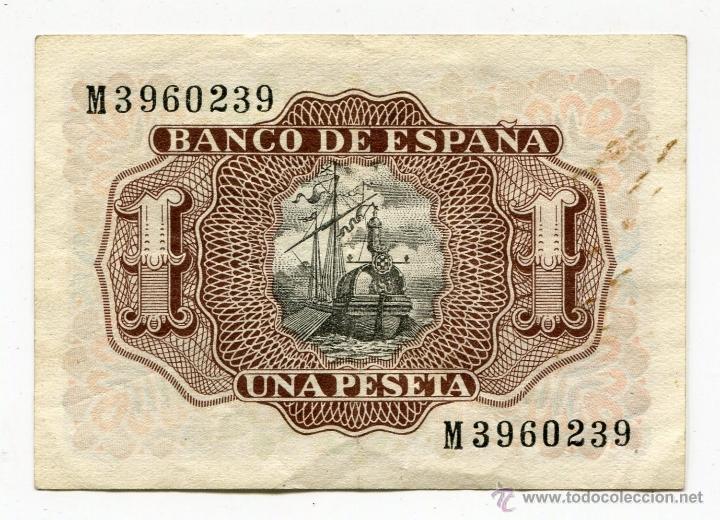 billete 1 peseta julio 1953 serie m - Comprar Billetes españoles
