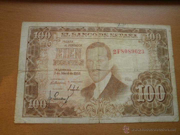 Billetes espa&ntilde;oles: Billete de cien pesetas. - Foto 1