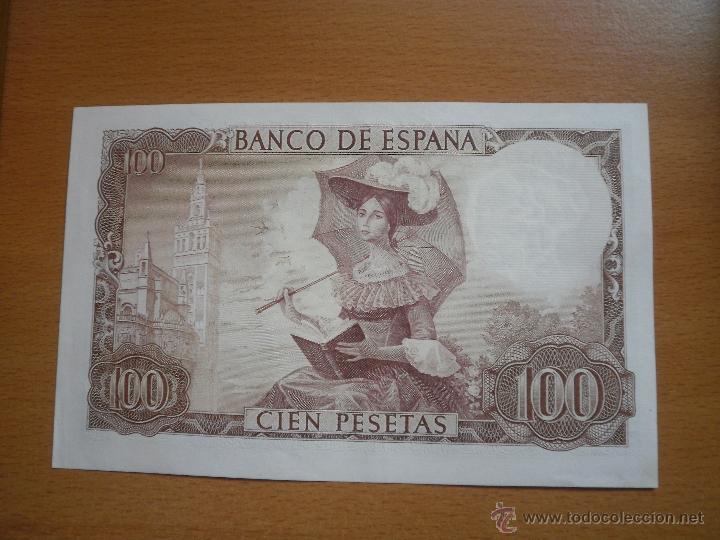 Billetes espa&ntilde;oles: Billete de cien pesetas - Foto 2