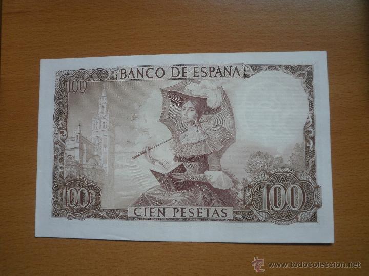 Billetes espa&ntilde;oles: Billete de cien pesetas. - Foto 2