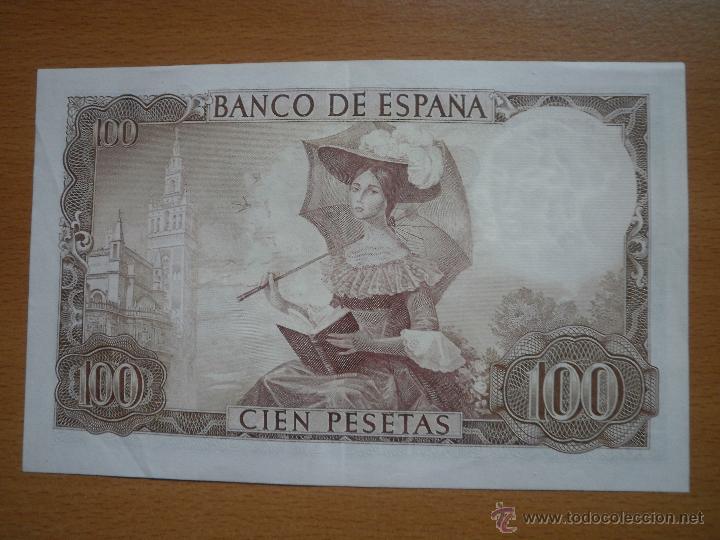 Billetes espa&ntilde;oles: Billete de cien pesetas - Foto 2