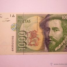 Billetes españoles: BILLETE 1000 PESETAS 6M3505390 MADRID 12 OCTUBRE 1992 SIN CIRCULAR EN PERFECTO ESTADO
