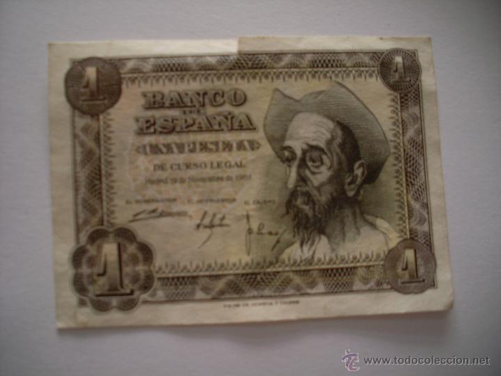 Spanish Banknotes: 1 PESETA MADRID 19 DE NOVIEMBRE DE 1951