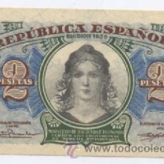 Billetes españoles: 2 PESETAS EMISION 1938. Lote 54827407