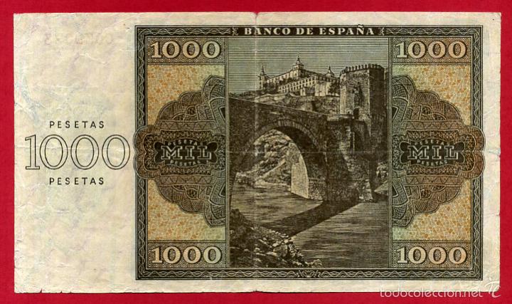 Billetes españoles: BILLETE 1000 PESETAS 1936 , MBC , SERIE C , T033 - Foto 2 - 55571150