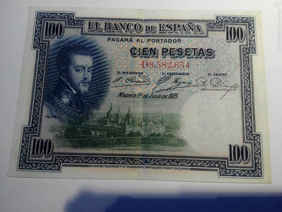 Billetes espa&ntilde;oles: BILLETE 100 PESETAS 1925 EBC - Foto 1