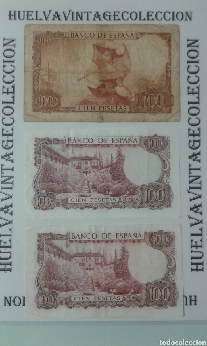 Billetes espa&ntilde;oles: Billetes de Espa&ntilde;a -Manuel de Falla, Gustavo Adolfo Becquer- - Foto 2