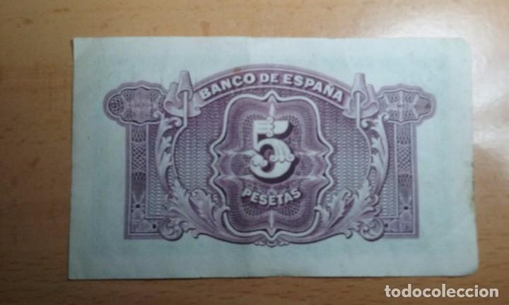 Billetes espa&ntilde;oles: ESPA&Ntilde;A/SPAIN - 5 PTAS - 1935 - EBC - Foto 2