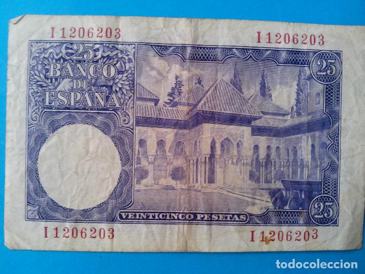 Billetes espa&ntilde;oles: 25 pesetas 1954 Albeniz - Foto 2